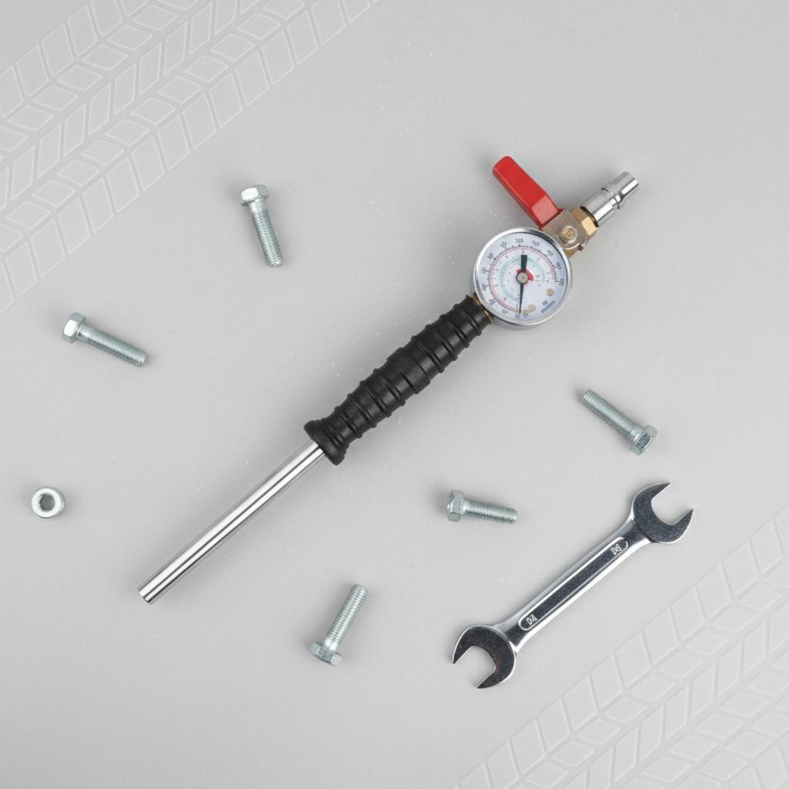 Tools For Garage - Schneller Reifenfüllstab, einfach zu bedienender manueller