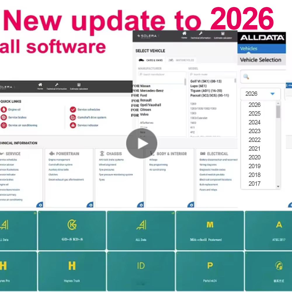 Workshop Tools Diagram - 2026 Alldata Online Software: Alle Daten