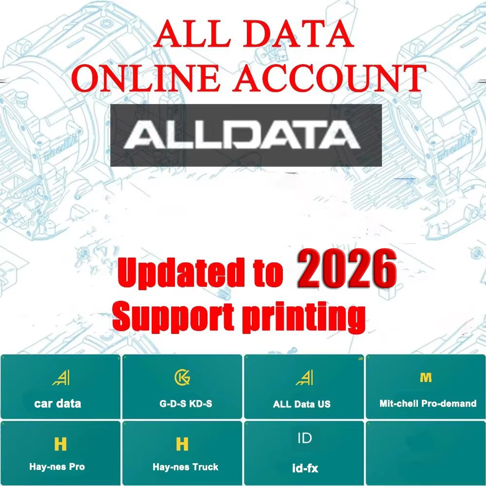Workshop Tools Diagram - 2026 Alldata Reparatur-Software Vollversion Online-Konto Alle