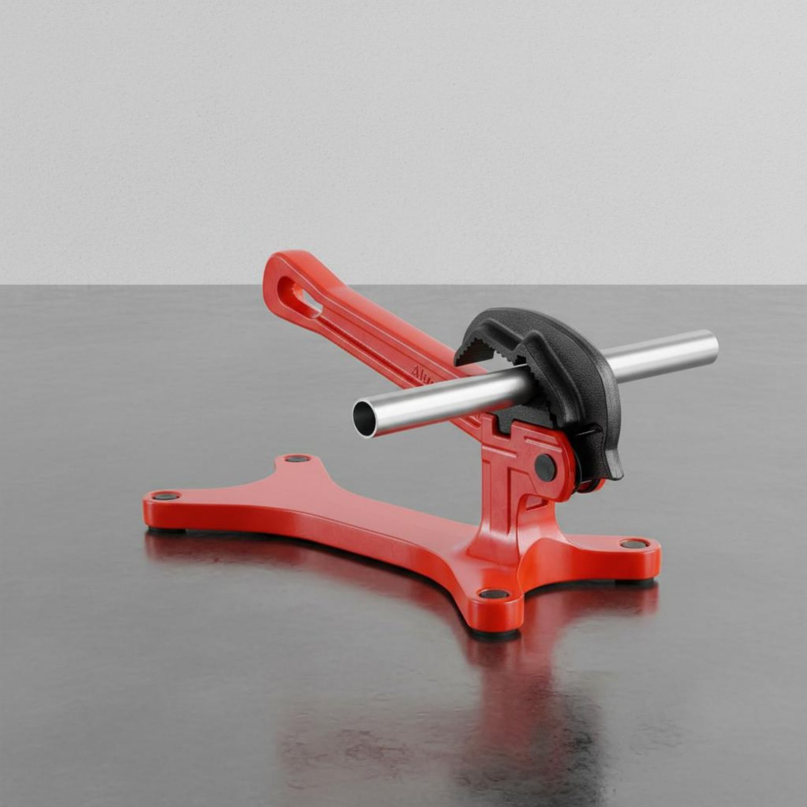 Tools In The Workshop - Robuster tragbarer Rohrspannstock mit Stahlklemmen –