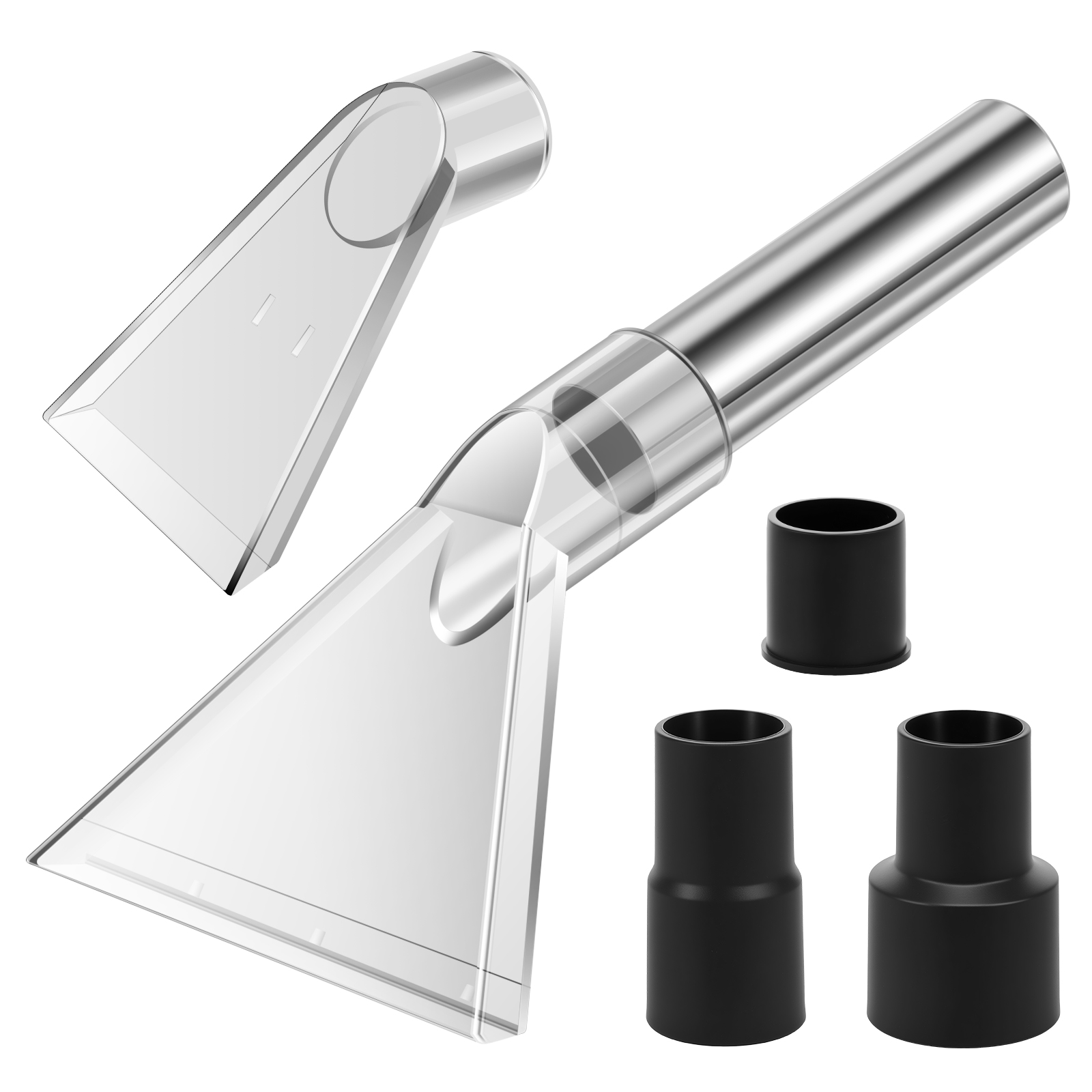 Workshop Tools Youtube - Transparentes Vakuum-Extraktionskopf-Set für Teppich- und Polsterreinigung,