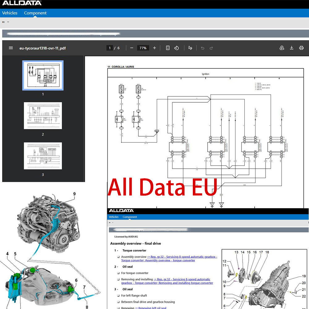 2026 Alldata Online Software:  – Workshop Tools Diagram Bewertung und Preis
