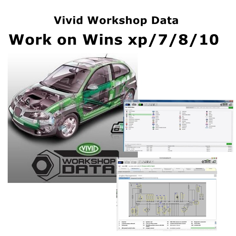 2018 oder 2010 Automotive Vivi – Workshop Tools Diagram Bewertung und Preis