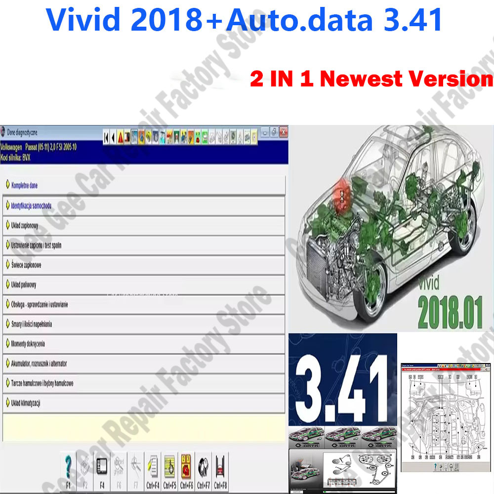 Autodata 3.41 Polnische Sprach – Workshop Tools Diagram Bewertung und Preis