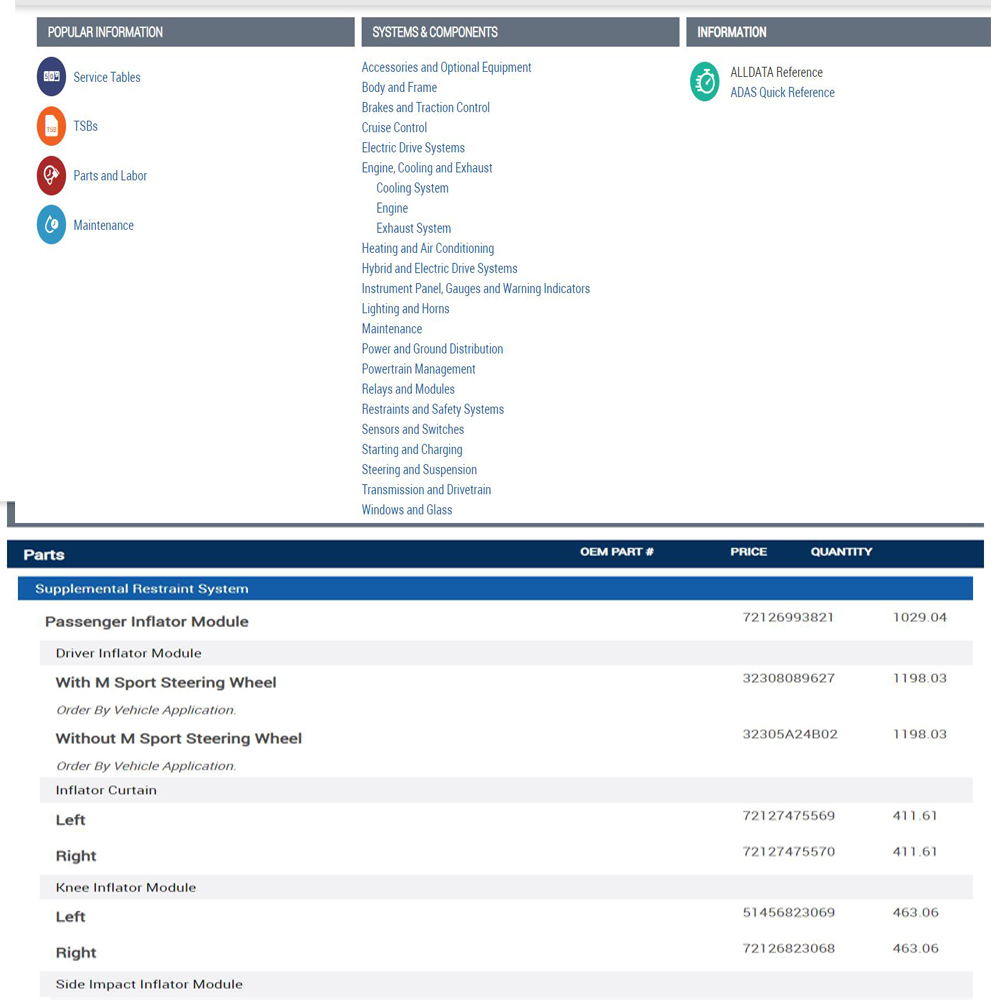 Alldata Reparatur-Online-Softw – Workshop Tools Diagram Bewertung und Preis